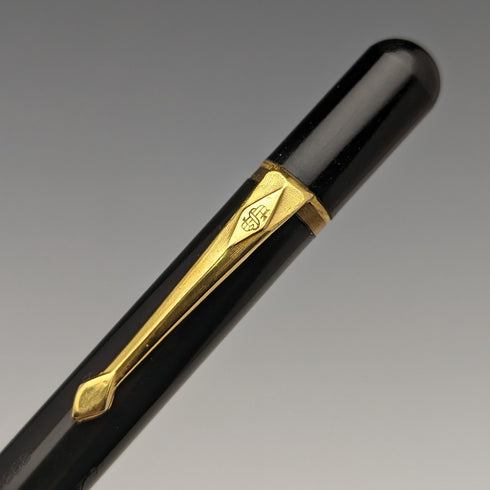 British Vintage Conway Stewart Fountain Pen Pencil Set Black Boxed